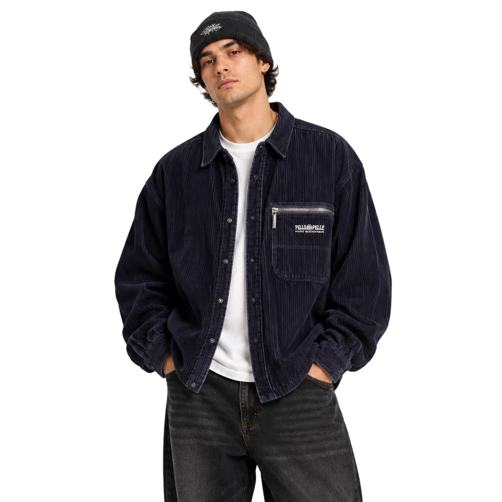 Vintage Pelle Pelle Marc Buchanan Corduroy Quilted Jacket Mens XL Heavyweight